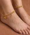 11.5 Inch Heavy Beaded Gold Plated Anklet Set for Women ANKL1301