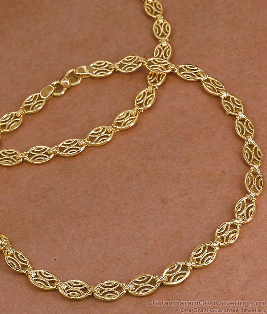 10 Inch Impon Panchaloha Oval Filigree Link Anklet for Women ANKL1307 10 Inch Impon Panchaloha Oval Filigree Link Anklet for Women ANKL1307