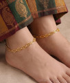 10 Inch Impon Panchaloha Oval Filigree Link Anklet for Women ANKL1307 10 Inch Impon Panchaloha Oval Filigree Link Anklet for Women ANKL1307