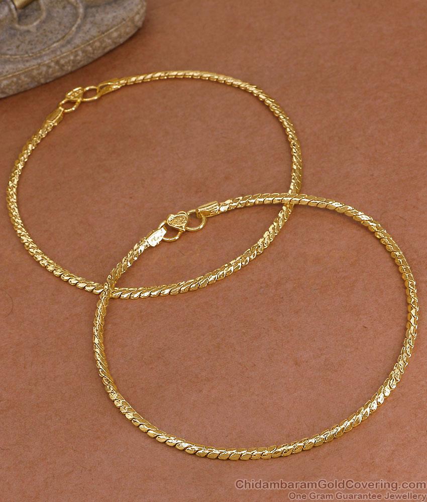 11 Inch Five Metal Impon Twisted Rope Chain Anklet Online ANKL1310 11 Inch Five Metal Impon Twisted Rope Chain Anklet Online ANKL1310