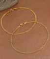 11 Inch Daily Wear Impon Panchaloha Flat Mesh Anklet ANKL1311