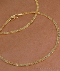 11 Inch Daily Wear Impon Panchaloha Flat Mesh Anklet ANKL1311