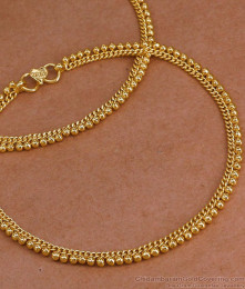 11.5 Inch Original Impon Metal Hanging Mini Bead Drops Anklet ANKL1313 11.5 Inch Original Impon Metal Hanging Mini Bead Drops Anklet ANKL1313