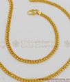 11 Inch Thin Gold Plated Anklets Model For Daily Wear ANKL1002