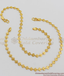 10.5 Inch Gold Shell Anklet Trendy Model For Girls Buy Online ANKL1023