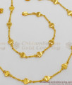 10.5 Inch Aspiring Gold Heart Model Anklet Jewelry For Girls New Arrivals ANKL1026