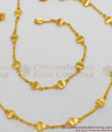 11 Inch Aspiring Gold Heart Model Anklet Jewelry For Girls New Arrivals ANKL1026