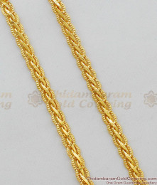 11 Inch One Gram Gold Light Weight Anklet Collections For Daily Use ANKL1033