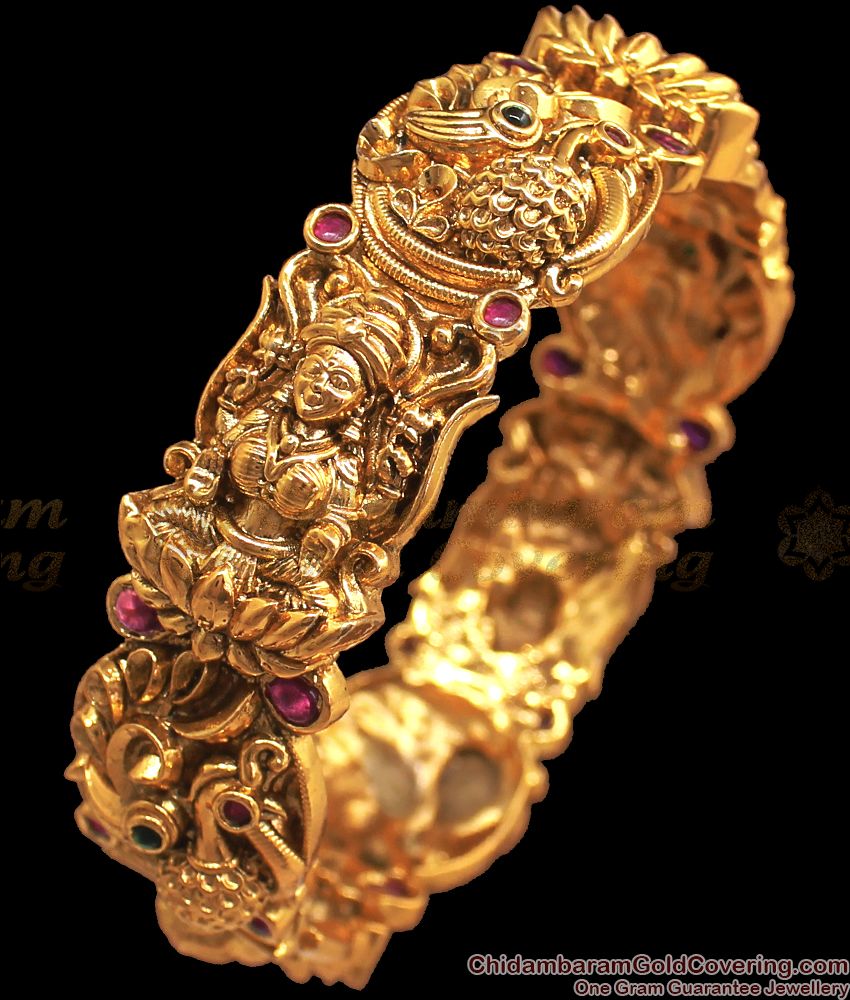 BR1688-2.4 Open Type Big Antique Kada Bangles Collection For Wedding Collection