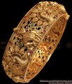 BR1882-2.8 Size Premium Antique Radhe Krishna Bangle Screw Type Nagas Jewelry Collections