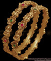 BR2275-2.6 Size Premium Antique Bangle Traditional Lakshmi Kemp Jewelry