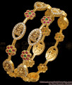 BR2821-2.6 Size Bridal Wear Lakshmi Design Antique Gold Bangle Shop Online BR2821-2.6 Size Bridal Wear Lakshmi Design Antique Gold Bangle Shop Online