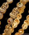 BR2930-2.6 Set Of Two Temple Wear Matte Finish Antique Bangle For Wedding BR2930-2.6 Set Of Two Temple Wear Matte Finish Antique Bangle For Wedding