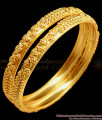 BR1443-2.4 Stunning Real Gold Bangle Design Forming Pattern Unique Bangle Collections