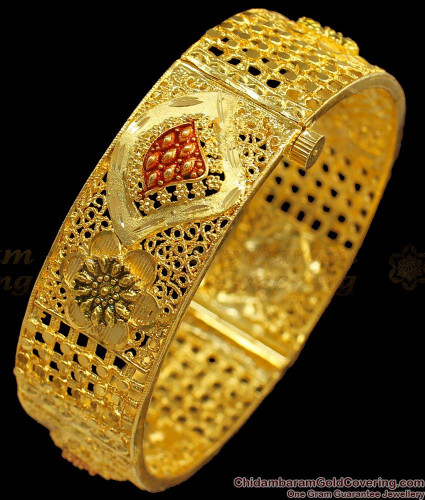 Gold kada on sale new design