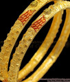 BR1536-2.4 New Arrival Real Gold Bangle Designs For Bridal Wear