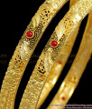 BR1546-2.4 Trendy Enamel Gold Bangles Design For Party Wear