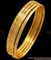 BR1591-2.4  Set Of Four Gold Bangles For Daily Wear Collections
