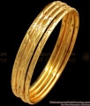 BR1591-2.8 Set Of Four Gold Bangles For Daily Wear Collections