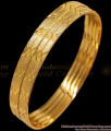 BR1593-2.6 Trendy Star Pattern Gold Plated Bangles For Party Wear