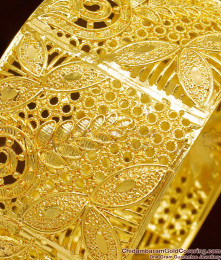 BR1004-2.8 Size Broad Leaf Design Kada Bangles Screw Type