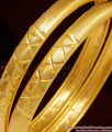 BR1007-2.4 Size Gold Inspired Thin Bangle For Daily Use