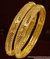 BR1015-2.6 Size Unique Kerala Pattern Gold Tone Imitation Bangles Buy Online