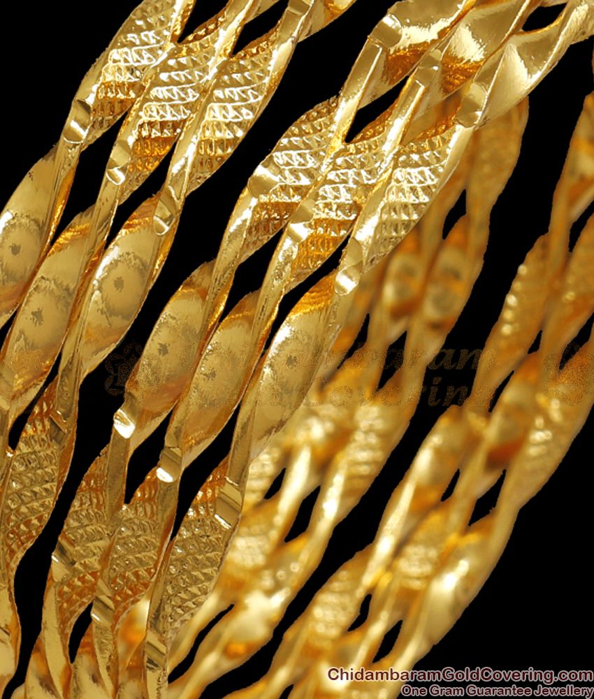 BR105-2.8 Size Gold Plated 2 Pieces Set Thick Design Traditional Neli Bangle BR105-2.8 Size Gold Plated 2 Pieces Set Thick Design Traditional Neli Bangle