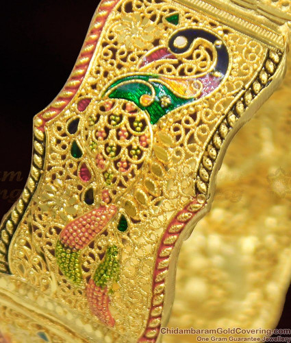 Br1061 2 8 Beautiful Enamel Forming Pattern Broad Kada Bangle Peacock Design About 9% of these are bracelets & bangles, 1% are gold jewelry, and 1% are copper alloy jewelry. br1061 2 8 beautiful enamel forming pattern broad kada bangle peacock design