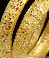 BR1062-2.6 Supreme Kerala Design Thick Gold Plated Bangles For Marriage Online