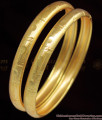 BR1064-2.4 Ethnic Wear Gold Plated Bangles South Indian Jewellery