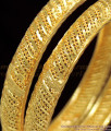 BR1069-2.6 Traditional Kerala Gold Pattern Bangles For Ladies Diwali Offer