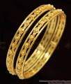 BR1072-2.6 Trendy Collection Gold Inspired Bangles For College And Office Use