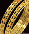 BR1072-2.6 Trendy Collection Gold Inspired Bangles For College And Office Use