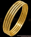 BR1082-2.4 Size Set Of Four One Gram Gold Bangle Set For Daily Use