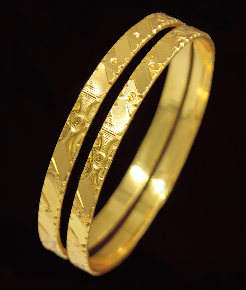 BR1088-2.4 Chidambaram Traditional Gold Plated Bangles For Womens Online Shop