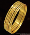 BR1092-2.10 Simple Set Of Six Gold Inspired Traditional Design Bangles Daily Use BR1092-2.10 Simple Set Of Six Gold Inspired Traditional Design Bangles Daily Use