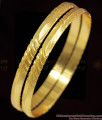 BR1093-2.8 Real Gold Finish Regular Use Bangles Handmade Design