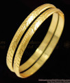 BR1096-2.4 South Indian Traditional Gold Finish Bangles For Regular Use