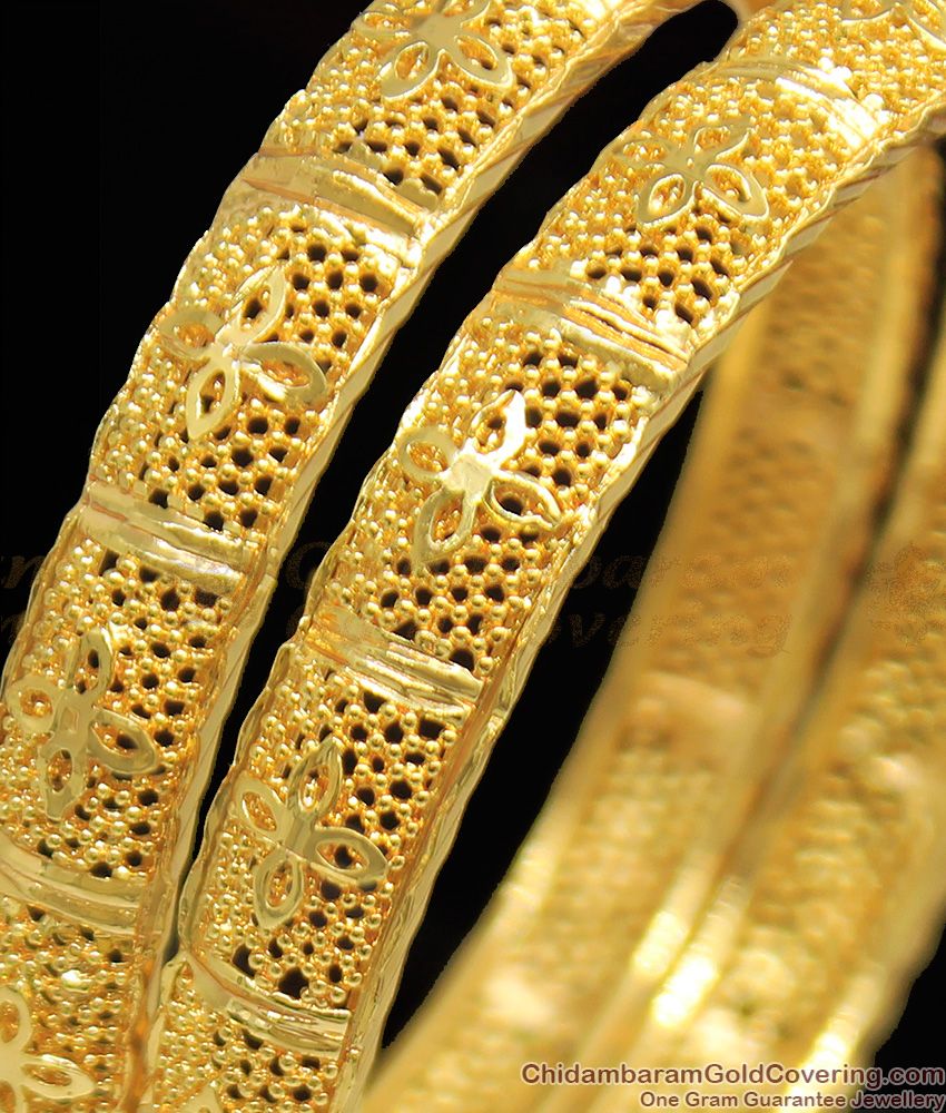 BR1102-2.10 Bridal Design Gold Plated Set Bangles Collection For Marriage