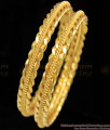 BR1106-2.6 Iconic Gold Made Solid Flower Design Heavy Set Bangles For Ladies BR1106-2.6 Iconic Gold Made Solid Flower Design Heavy Set Bangles For Ladies
