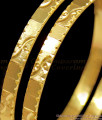 BR1136-2.6 Traditional One Gram Gold Bangle Jewelry Plain Model New Arrival