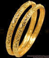 BR1140-2.8 Thin Swan Design Gold Pattern Bangles Traditional Model For Home Use