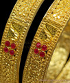 BR1145-2.6 Unique Forming Design Gold Bridal Collection Bangles For Ladies