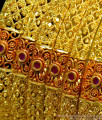 BR1149-2.10 Beautiful Peacock Pattern Gold Forming Bridal Wear Bangles Set Of Six