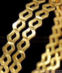 BR1177-2.8 New Fashion Fancy Design Plain Gold Bangles For Ladies   BR1177-2.8 New Fashion Fancy Design Plain Gold Bangles For Ladies
