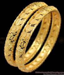 BR1178-2.8 Light Weight Gold Plated Bangles Set Collections Online BR1178-2.8 Light Weight Gold Plated Bangles Set Collections Online