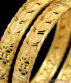 BR1178-2.8 Light Weight Gold Plated Bangles Set Collections Online