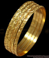 BR1183-2.6 Thin Gajulu Model Gold Bangles Set Of Four