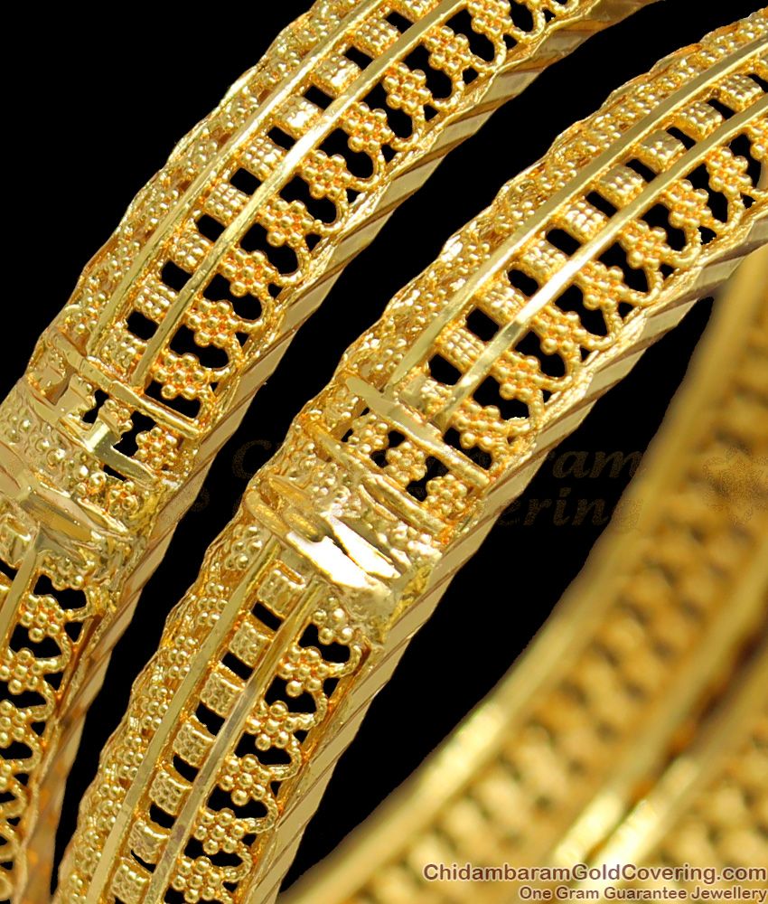 BR1188-2.6 Bridal Design Light Weight Gold Plated Set Bangles Collection For Marriage BR1188-2.6 Bridal Design Light Weight Gold Plated Set Bangles Collection For Marriage